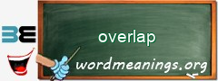 WordMeaning blackboard for overlap